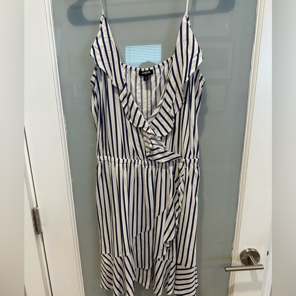 Striped mini dress